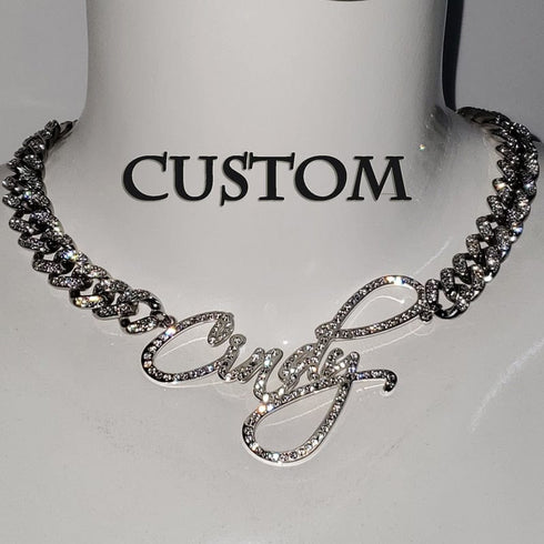 Custom Cuban Name Necklace