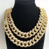 Frosty Extra Iced Gold Cuban Chain