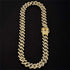 18k Thicc 15mm Gold/SIlver S-Link Cuban Chain & FREE Cuban Bracelet Bundle