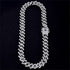 18k Thicc 15mm Gold/SIlver S-Link Cuban Chain & FREE Cuban Bracelet Bundle