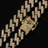 18k Thicc 15mm Gold/SIlver S-Link Cuban Chain & FREE Cuban Bracelet Bundle