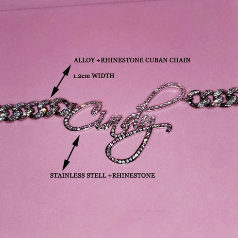 Custom Cuban Name Necklace