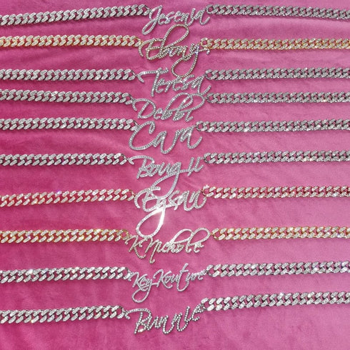 Custom Cuban Name Necklace