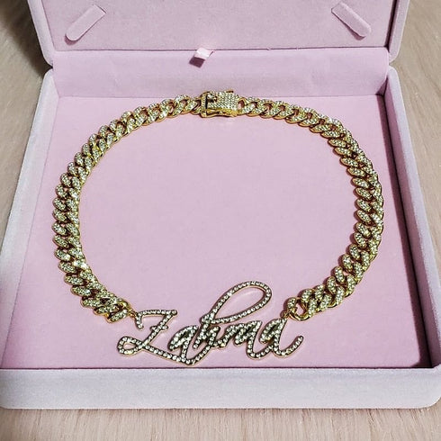 Custom Cuban Name Necklace