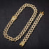 Extra Thicc 20mm Miami Prong Cuban Chain & FREE Bracelet