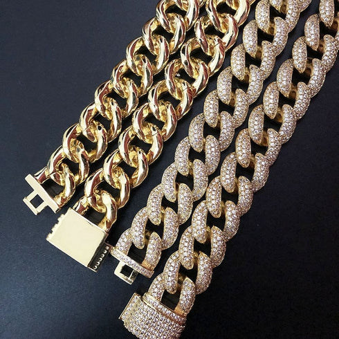 Frosty Extra Iced Gold Cuban Chain