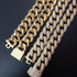 Frosty Extra Iced Gold Cuban Chain