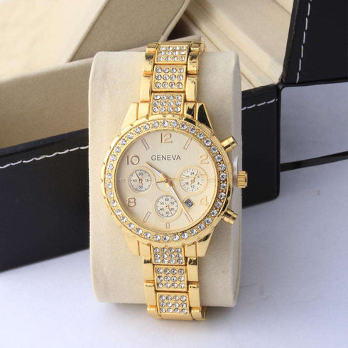 Gangsta Cuban Chain + Bracelet + Watch Set