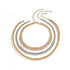Getty Cuban + Miami Cuban + Rope Layered Choker Set