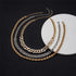 Getty Cuban + Miami Cuban + Rope Layered Choker Set