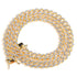 9mm Micro Pave Ultra Bling Women's Diamond Cuban Link Chain