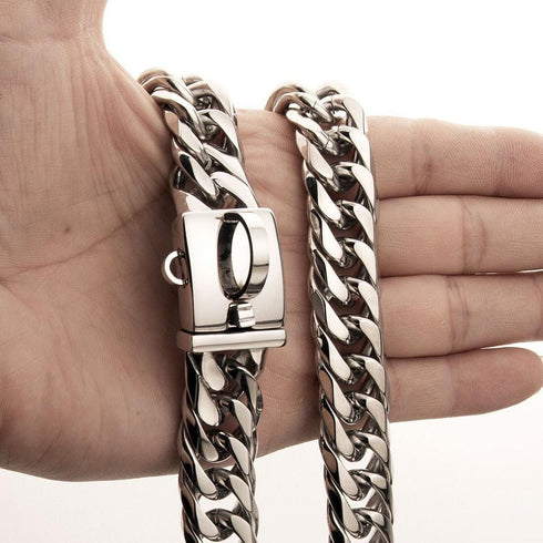 Cuban Link Gold Dog Chain Collar V2