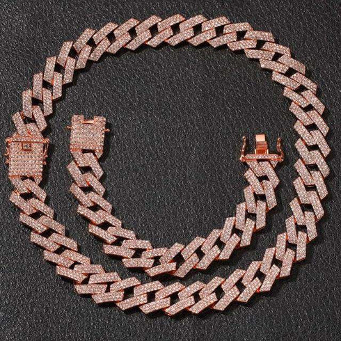 Extra Thicc 20mm Miami Prong Cuban Chain & FREE Bracelet