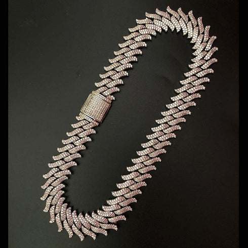 16mm Spiked Cuban Chain