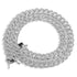 9mm Micro Pave Ultra Bling Women's Diamond Cuban Link Chain