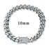 VVS Jewelry 316L Stainless Steel 18k Gold/Silver Cuban Chain + FREE Bracelet Bundle