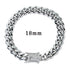 VVS Jewelry 316L Stainless Steel 18k Gold/Silver Cuban Chain + FREE Bracelet Bundle