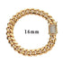 VVS Jewelry 316L Stainless Steel 18k Gold/Silver Cuban Chain + FREE Bracelet Bundle