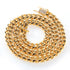 VVS Jewelry 316L Stainless Steel 18k Gold/Silver Cuban Chain + FREE Bracelet Bundle