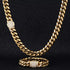 VVS Jewelry 316L Stainless Steel 18k Gold/Silver Cuban Chain + FREE Bracelet Bundle