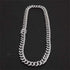 18k Gold/Silver Cuban Link Chain Set – Iced Out Necklace & FREE Bracelet