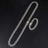 18k Gold/Silver Cuban Link Chain Set – Iced Out Necklace & FREE Bracelet