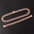 18k Gold/Silver Cuban Link Chain Set – Iced Out Necklace & FREE Bracelet