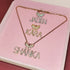 Fully Iced Custom Butterfly Name Chain