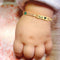 Custom Baby Engraved Name Bracelet with Birthstone