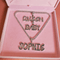 VVS Jewelry Custom Rainbow Colored Baguette Name Pendant