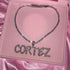 VVS Jewelry Custom Baguette Name Necklace