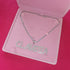 VVS Jewelry Custom Baguette Letter Pendant Necklace