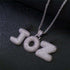 Custom Bubble Letter Name Chain Necklace