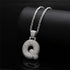 Custom Bubble Letter Name Chain Necklace