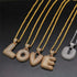 Custom Bubble Letter Name Chain Necklace