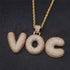 Custom Bubble Letter Name Chain Necklace