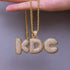Custom Bubble Letter Name Chain Necklace