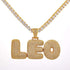 Custom Bubble Name or Letter Necklace - Personalized Jewelry for Men & Women