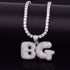 Custom Bubble Name or Letter Necklace - Personalized Jewelry for Men & Women