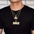 Custom Bubble Name or Letter Necklace - Personalized Jewelry for Men & Women