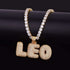 Custom Bubble Name or Letter Necklace - Personalized Jewelry for Men & Women