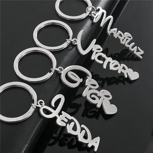 Custom Cursive Name Keychain