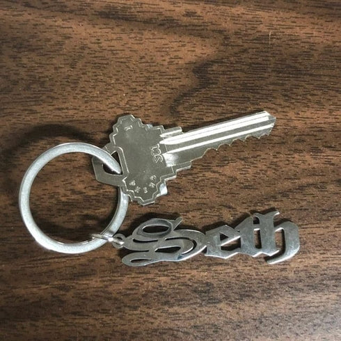 Custom Cursive Name Keychain