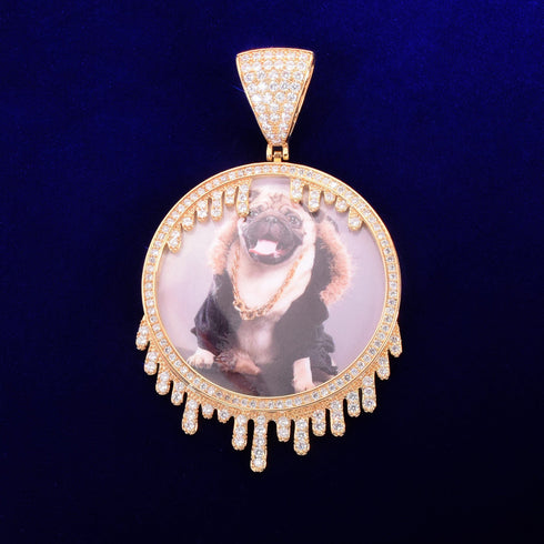 Custom Drippy Cuban Photo Medallion