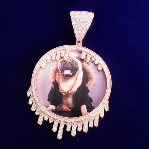 Custom Drippy Cuban Photo Medallion