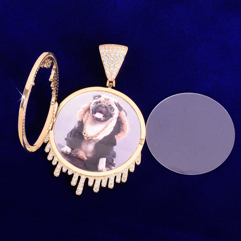 Custom Drippy Cuban Photo Medallion