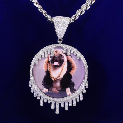 Custom Drippy Cuban Photo Medallion
