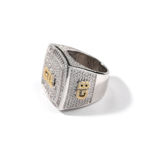 Custom Fully Iced Name Boss Ring