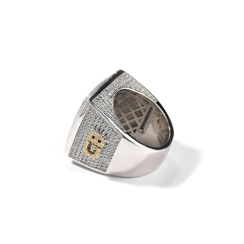 Custom Fully Iced Name Boss Ring