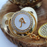 Custom Gold Bling Initial BPA Free Baby Pacifier